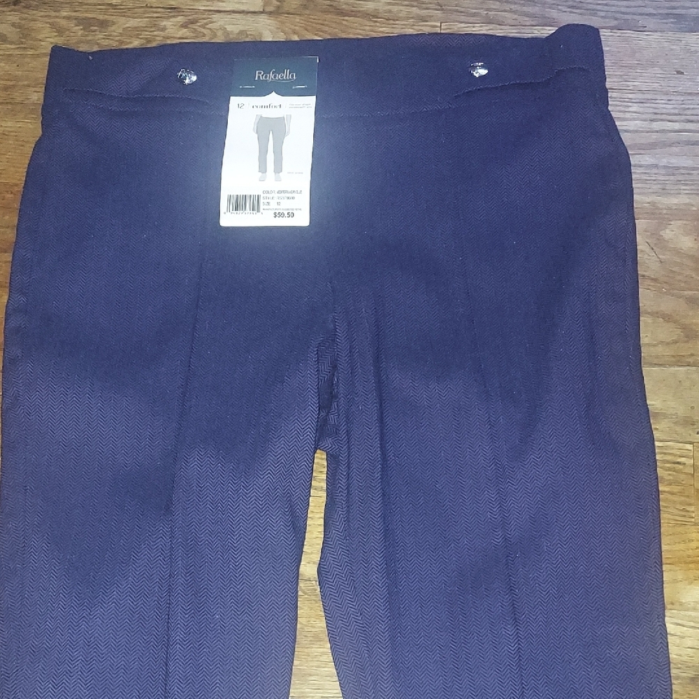 5/$10 Rafaella Mediterranean Blue Slim Ankle Pants - Picture 9 of 10